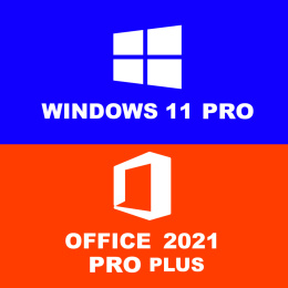 Windows 11 Pro + Office 2021 Pro Plus Klucz